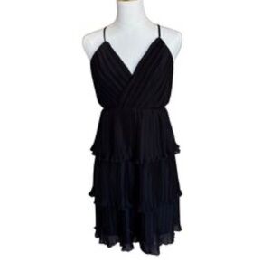 Altar'd State Black Textured Dress